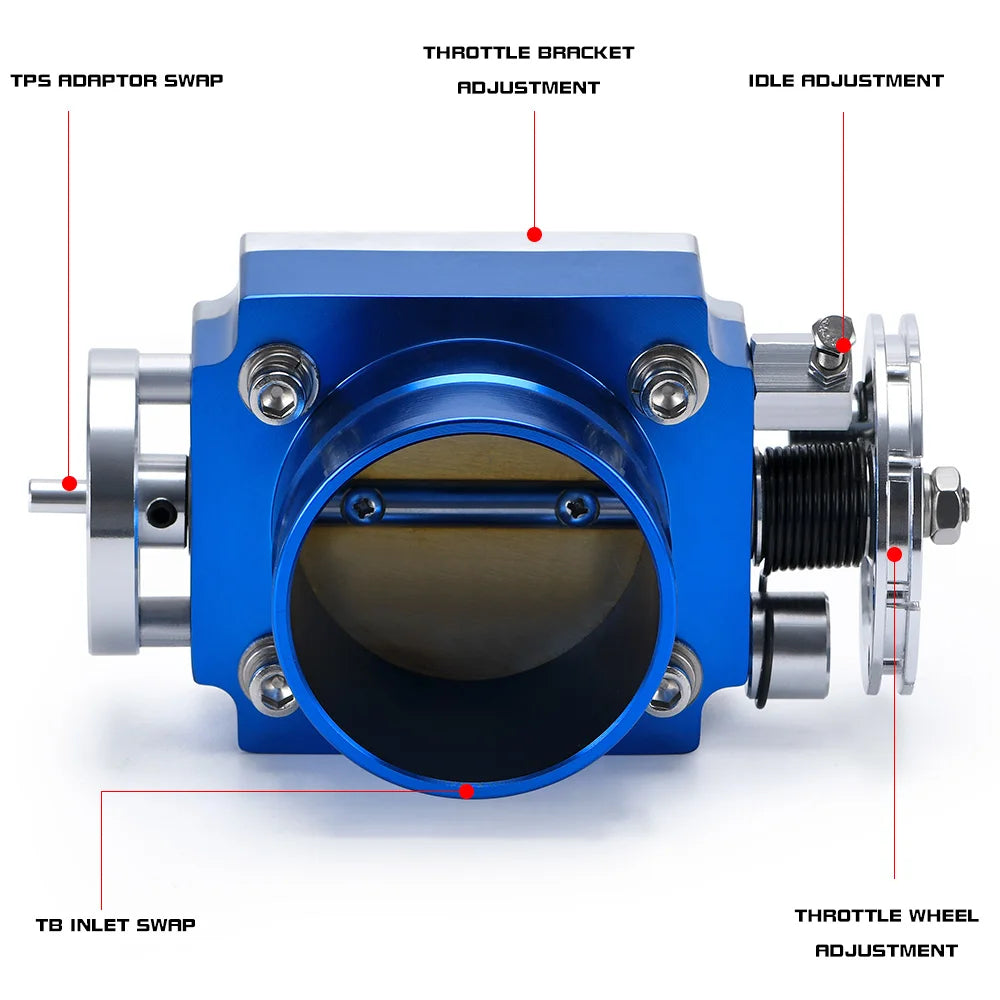 VR - NEW THROTTLE BODY 70MM THROTTLE BODY PERFORMANCE INTAKE MANIFOLD BILLET ALUMINUM HIGH FLOW VR6970