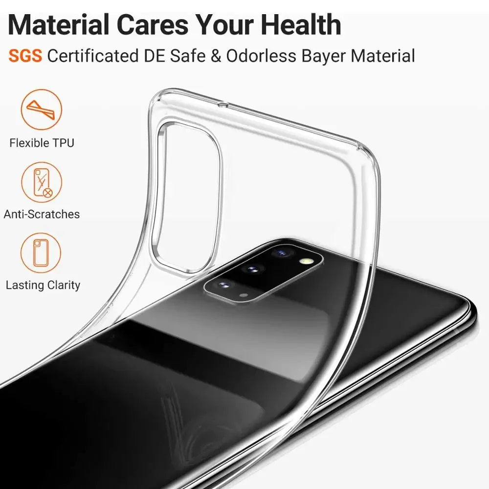 For Samsung Galaxy S10 Lite Case Slim Soft Clear TPU Phone Cases For Samsung Note 10 Lite S10Lite Note10 Lite Coque